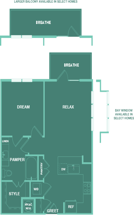 Lenox Park Apartments in Austin, Texas A3 Floor Plan